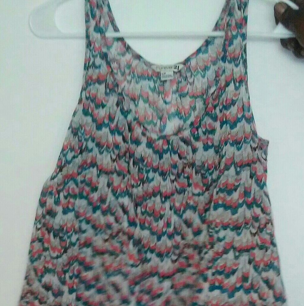 ☀🌻😎SUMMER FOREVER21 SLEEVELESS SHEER TOP 🌺🌻